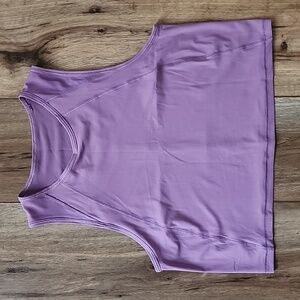 Lululemon Sculpt Cropped Tank Top, 4, Wisteria Purple, Classic Fit, Like New